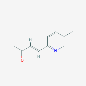 molecular formula C10H11NO B1405955 (E)-4-(5-Methylpyridin-2-yl)but-3-en-2-one CAS No. 1432793-65-1