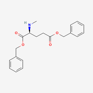 molecular formula C20H23NO4 B14059584 N-methyl-L-glutamic acid dibenzyl ester CAS No. 146963-41-9