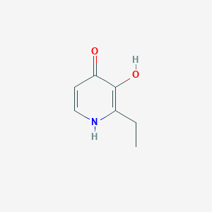 molecular formula C7H9NO2 B140596 2-Ethylpyridine-3,4-diol CAS No. 125757-81-5