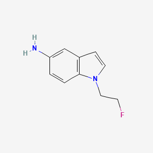 molecular formula C10H11FN2 B1405963 1-(2-Fluoroethyl)-1H-indol-5-ylamine CAS No. 1508515-95-4