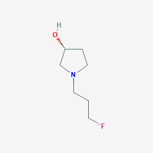 molecular formula C7H14FNO B1405966 (R)-1-(3-Fluoropropyl)pyrrolidin-3-ol CAS No. 1568029-01-5