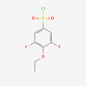 molecular formula C8H7ClF2O3S B1405993 4-Ethoxy-3,5-difluorobenzenesulfonyl chloride CAS No. 1519155-45-3