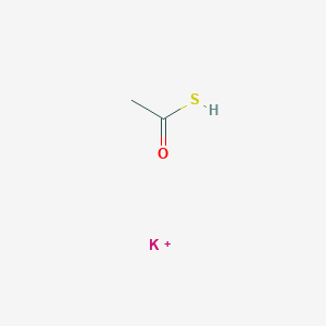 molecular formula C₂H₃KOS B140601 Potassium ethanethioate CAS No. 10387-40-3