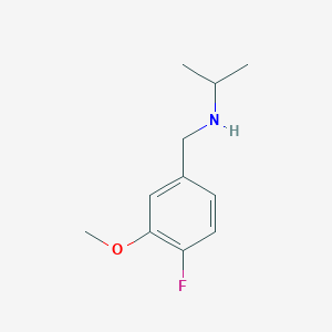 molecular formula C11H16FNO B1406013 N-(4-Fluoro-3-methoxybenzyl)propan-2-amine CAS No. 1540952-92-8