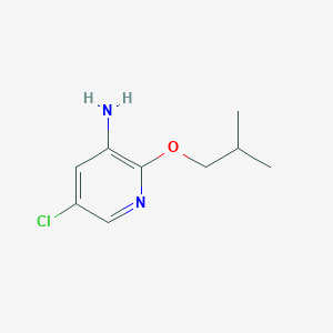 5-Chloro-2-(2-methylpropoxy)pyridin-3-amine