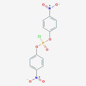 molecular formula C12H8ClN2O7P B140604 双(4-硝基苯基)磷酰氯 CAS No. 6546-97-0