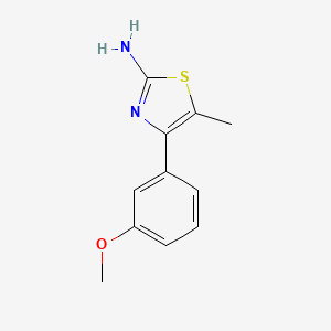 B1406048 4-(3-Methoxy-phenyl)-5-methyl-thiazol-2-ylamine CAS No. 1225637-14-8
