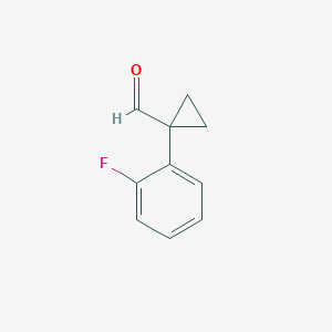 B1406055 1-(2-Fluorophenyl)cyclopropanecarbaldehyde CAS No. 1267971-50-5