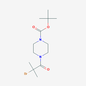 4-(2-Bromo-2-methylpropionyl)-piperazine-1-carboxylic acid tert-butyl ester