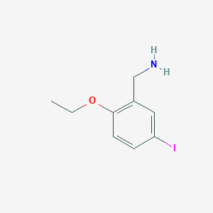 2-Ethoxy-5-iodobenzylamine