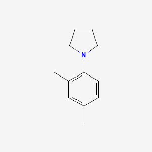 molecular formula C12H17N B14060782 N-(2,4-Dimethylphenyl)pyrrolidine CAS No. 81506-12-9