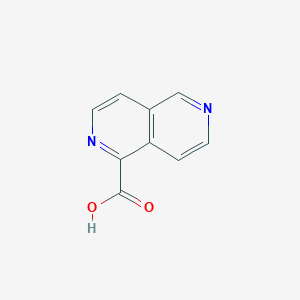 molecular formula C9H6N2O2 B1406082 2,6-Naphthyridine-1-carboxylic acid CAS No. 1206974-52-8