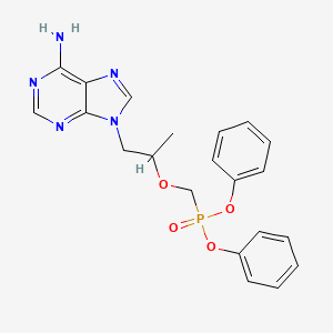 molecular formula C21H22N5O4P B14060858 Tenofovir alafenamide Impurity 3 