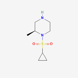 (2S)-1-(cyclopropanesulfonyl)-2-methylpiperazine
