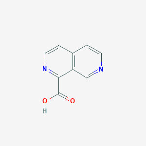 molecular formula C9H6N2O2 B1406115 2,7-Naphthyridine-1-carboxylic acid CAS No. 1140240-08-9