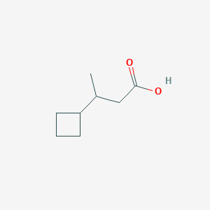 molecular formula C8H14O2 B1406119 3-Cyclobutylbutyric acid CAS No. 1081556-88-8