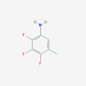molecular formula C7H6F3N B1406122 2,3,4-Trifluoro-5-methylaniline CAS No. 1536760-94-7