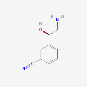 3-[(1R)-2-amino-1-hydroxyethyl]benzonitrile