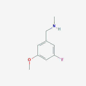 [(3-Fluoro-5-methoxyphenyl)methyl](methyl)amine