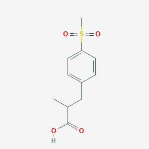 3-(4-Methanesulfonylphenyl)-2-methylpropanoic acid