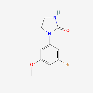 1-(3-Bromo-5-methoxyphenyl)imidazolidin-2-one