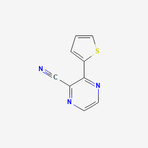 3-(Thiophen-2-yl)pyrazine-2-carbonitrile