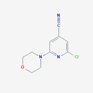2-Chloro-6-morpholin-4-yl-isonicotinonitrile