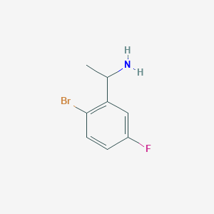 1-(2-Bromo-5-fluorophenyl)ethanamine