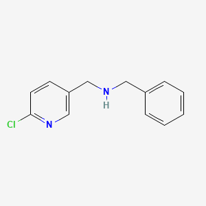 Benzyl[(6-chloropyridin-3-yl)methyl]amine