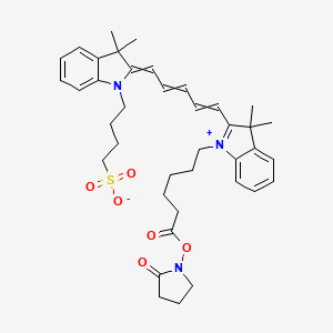 molecular formula C39H49N3O6S B14061877 Cy3 se(mono so3) 
