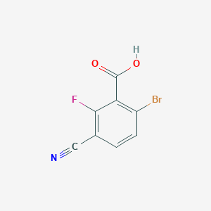 6-Bromo-3-cyano-2-fluorobenzoic acid