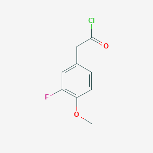 (3-Fluoro-4-methoxyphenyl)acetyl chloride