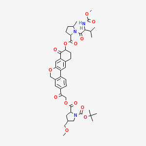 molecular formula C44H55N3O13 B14061944 Velpatasvir N-3 