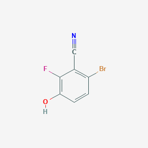 6-Bromo-2-fluoro-3-hydroxybenzonitrile