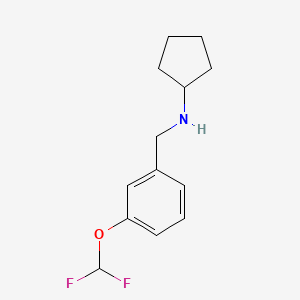 Cyclopentyl-(3-difluoromethoxy-benzyl)-amine
