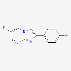 6-Fluoro-2-(4-fluorophenyl)imidazo[1,2-a]pyridine