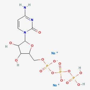molecular formula C9H14N3Na2O14P3 B14062021 Cytidine-5'-triphosphate disodium 