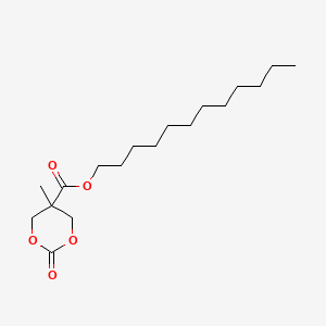 molecular formula C18H32O5 B14062043 Dodecyl 5-methyl-2-oxo-1,3-dioxane-5-carboxylate 