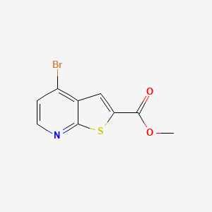 molecular formula C9H6BrNO2S B14062189 Methyl 4-bromothieno[2,3-b]pyridine-2-carboxylate 