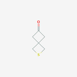 molecular formula C6H8OS B1406220 2-Thiaspiro[3.3]heptan-6-one CAS No. 1523571-94-9