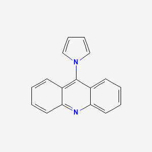 molecular formula C17H12N2 B14062270 Acridine, 9-(1H-pyrrol-1-yl)- CAS No. 60795-35-9