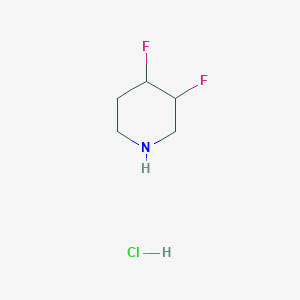 molecular formula C5H10ClF2N B14062298 trans-3,4-Difluoropiperidine hydrochloride 