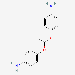 molecular formula C14H16N2O2 B14062377 Bis(4 aminophenoxy)ethane 