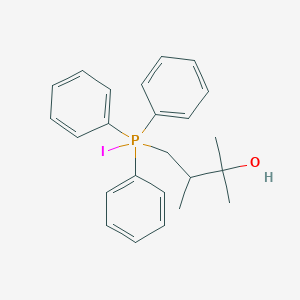 molecular formula C24H28IOP B14062423 (R)-4-(iodotriphenylphosphoranyl)-2,3-dimethylbutan-2-ol 