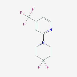 2-(4,4-Difluoropiperidin-1-yl)-4-(trifluoromethyl)pyridine