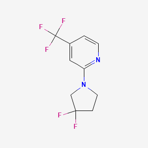 2-(3,3-Difluoropyrrolidin-1-yl)-4-(trifluoromethyl)pyridine