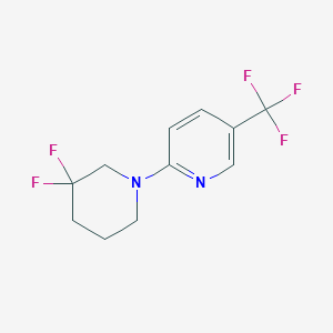 2-(3,3-Difluoropiperidin-1-yl)-5-(trifluoromethyl)pyridine