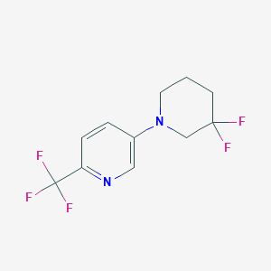 5-(3,3-Difluoropiperidin-1-yl)-2-(trifluoromethyl)pyridine