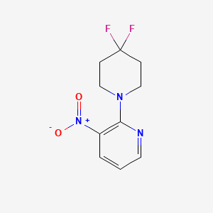 2-(4,4-Difluoropiperidin-1-yl)-3-nitropyridine