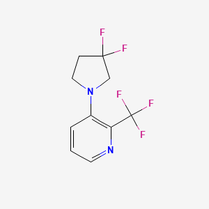 3-(3,3-Difluoropyrrolidin-1-yl)-2-(trifluoromethyl)pyridine